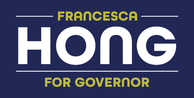 Francesca Hong for Governor of Wisconsin.