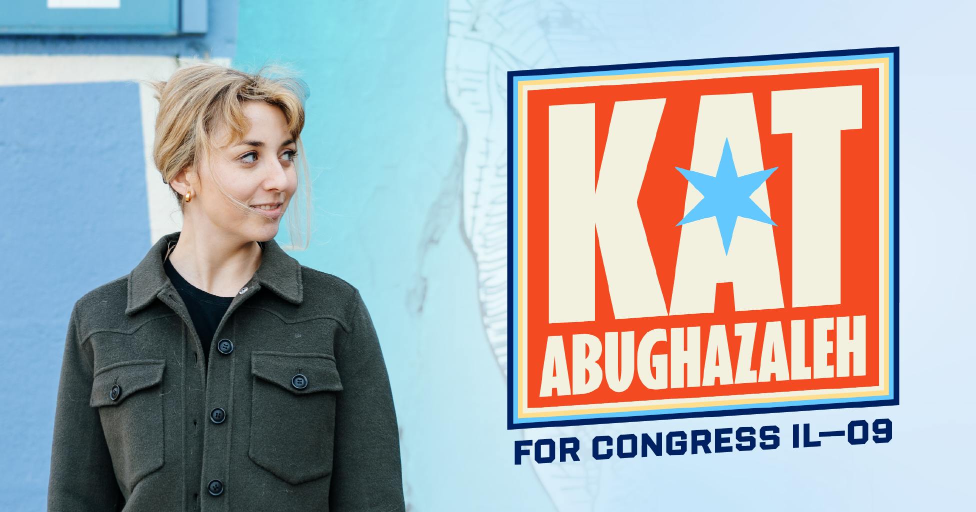 Kat Abughazaleh for Congress.